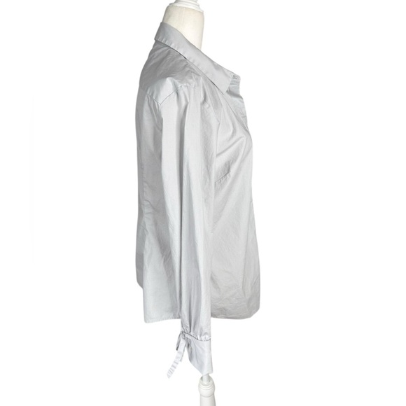 Banana Republic Factory Gray Long Sleeve Button Down Shirt size 10 - Picture 8 of 11